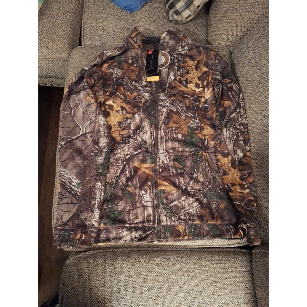 Under Armour Men's UA Sprint Hybrid Jacket Mid Season Hunt Camo Size 2XL 1313917